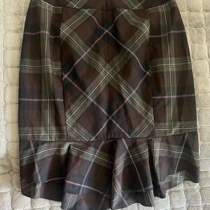 Express Plaid Skirt